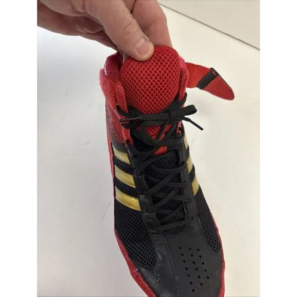 Adidas Response 3 Rare Wrestling Shoes Size 11 Red, Black and Gold Split Sole