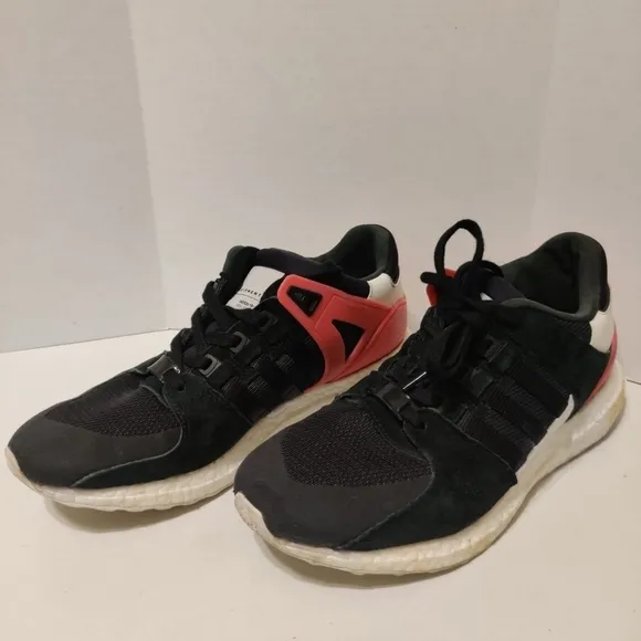 ADIDAS Running Sneakers Equipment Support Ultra Black Men's Shoes Style BB1237