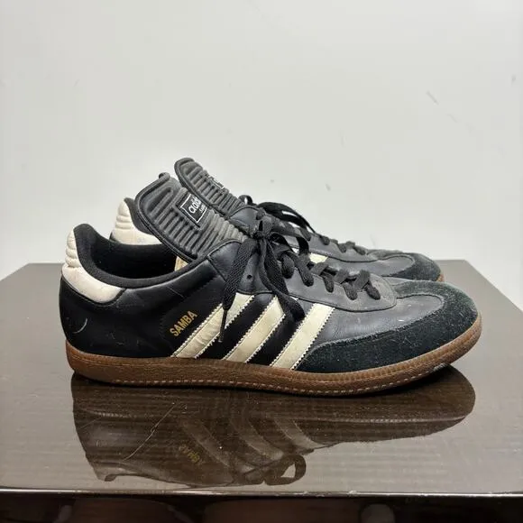 Adidas Samba Classic Black Gum Sneakers Shoes Men's 11 Streetwear
