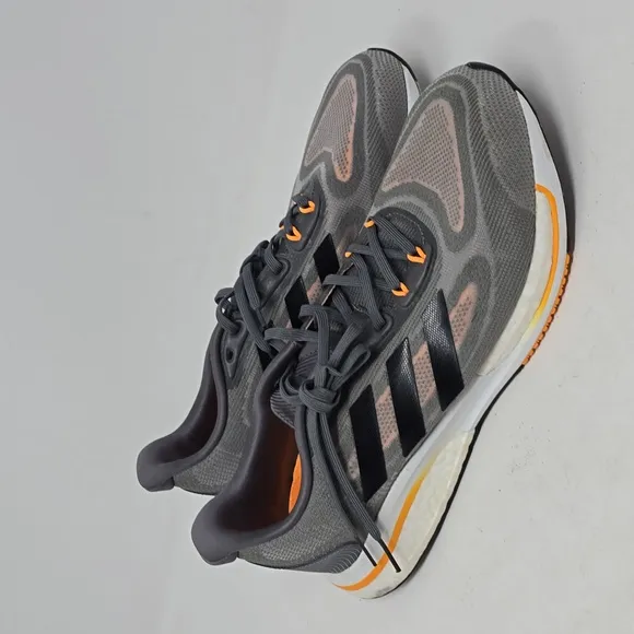 Adidas Supernova Boost Men's Running Shoes Cushionned Grey Orange GX2952 Size 8