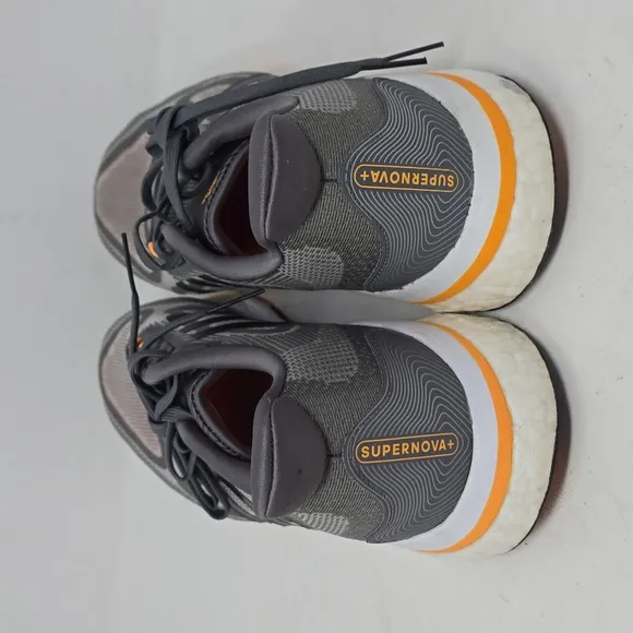 Adidas Supernova Boost Men's Running Shoes Cushionned Grey Orange GX2952 Size 8
