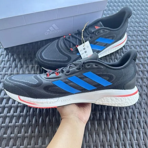 Adidas Supernova  Core Black Turbo Men's Athletic Shoes GX2910 Size 12