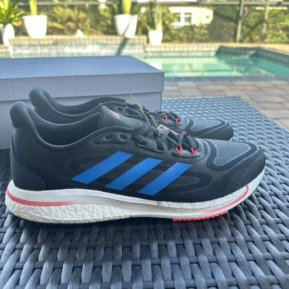 Adidas Supernova  Core Black Turbo Men's Athletic Shoes GX2910 Size 12