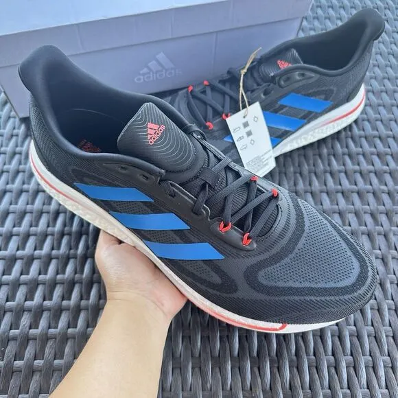 Adidas Supernova  Core Black Turbo Men's Athletic Shoes GX2910 Size 12