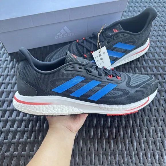 Adidas Supernova  Core Black Turbo Men's Athletic Shoes GX2910 Size 12