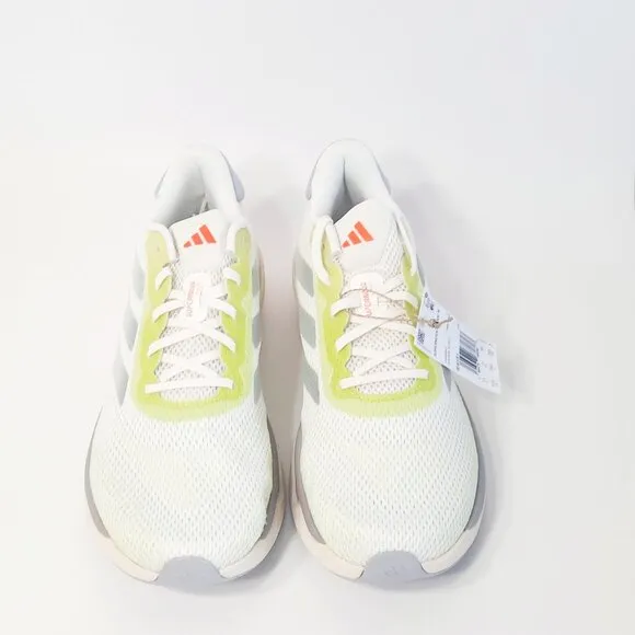 Adidas Supernova Stride M Running Shoes Size 11.5 White/Silver Metallic/ Lime