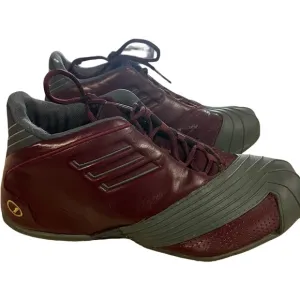 Adidas TMac 1 Mount Zion shoes G59093 Maroon/Gray Sz 8 US