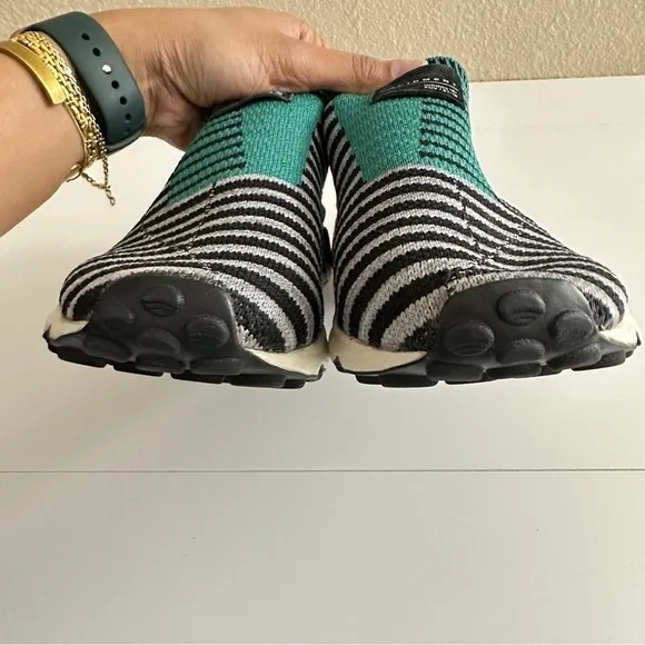 Adidas Women’s EQT Support Sock Primeknit Core Black Sub Green sz W8/M7