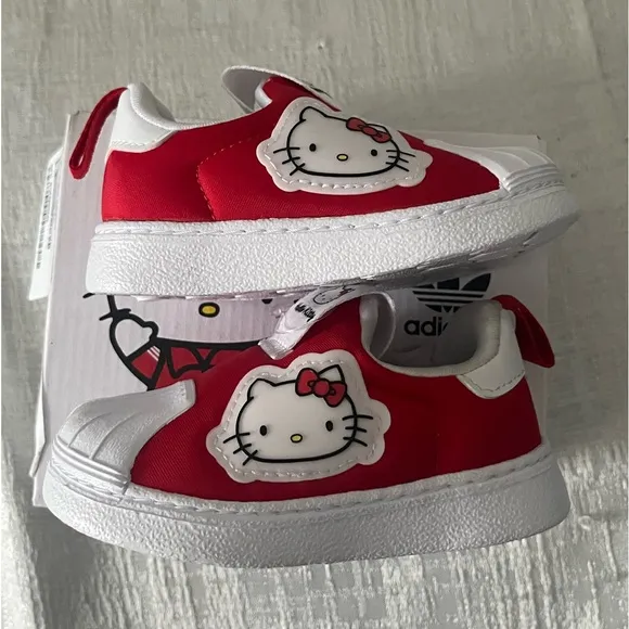 Adidas x Hello Kitty Superstar 360 Shoes Sneakers GY9213 Toddler Baby Size 4K 4