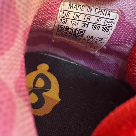 Adidas X Jack Jack‎ Attack Incredibles Pixar Disney Kids 13K Sneakers Shoes
