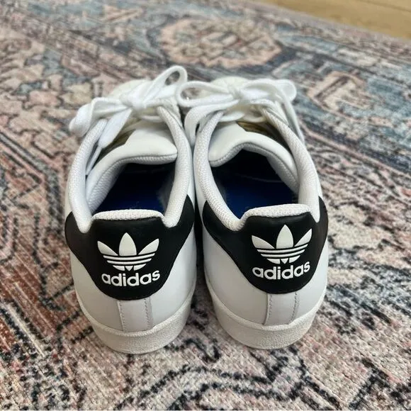 Adidas Superstar Clamshell Shell Toe Cloud White Core Black Stripe Men’s Size 7