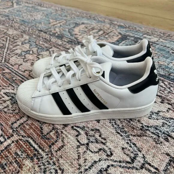 Adidas Superstar Clamshell Shell Toe Cloud White Core Black Stripe Men’s Size 7