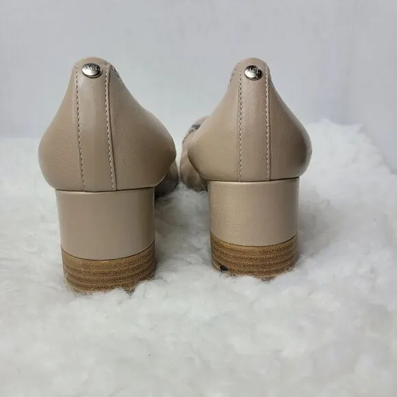 AGL Attilio Giusti Leombruni Women's Shoes 8.5  Leather Snakeskin Cap Toe Pump