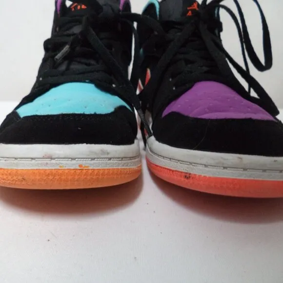 Air Jordan Nike 1 Mid GS “Candy” Youth Boys Tennis Shoes 554726-083 Size Sz 1.5