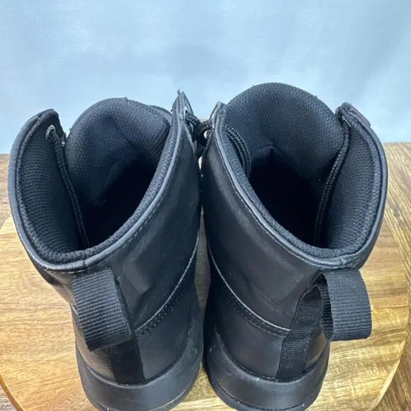 AIR MAX GOATERRA 2.0 LEATHER BOOTS KIDS SZ 6Y SHOES Triple Black DC9515-001