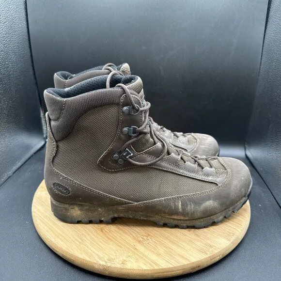AKU British Army Issue Mens Size 9 Combat Boots High Liability Combat Brown