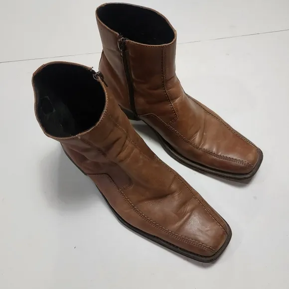 ALDO Vintage 80s 90s Men's Brown Leather Boots Size 43