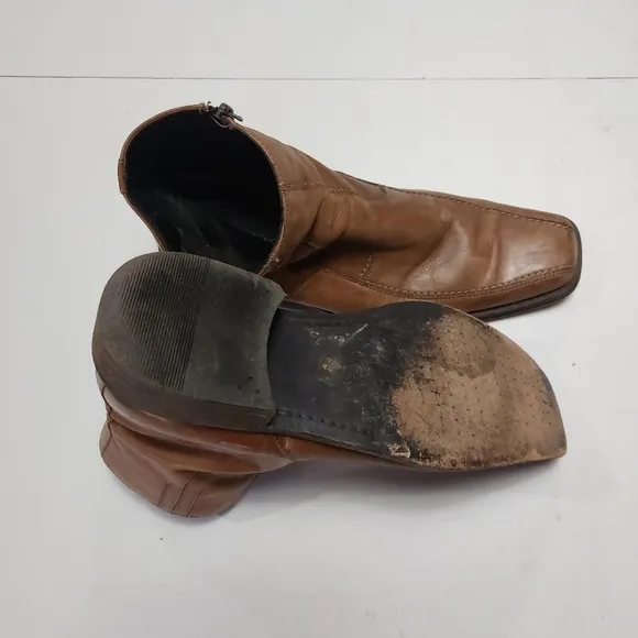 ALDO Vintage 80s 90s Men's Brown Leather Boots Size 43