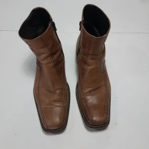 ALDO Vintage 80s 90s Men's Brown Leather Boots Size 43