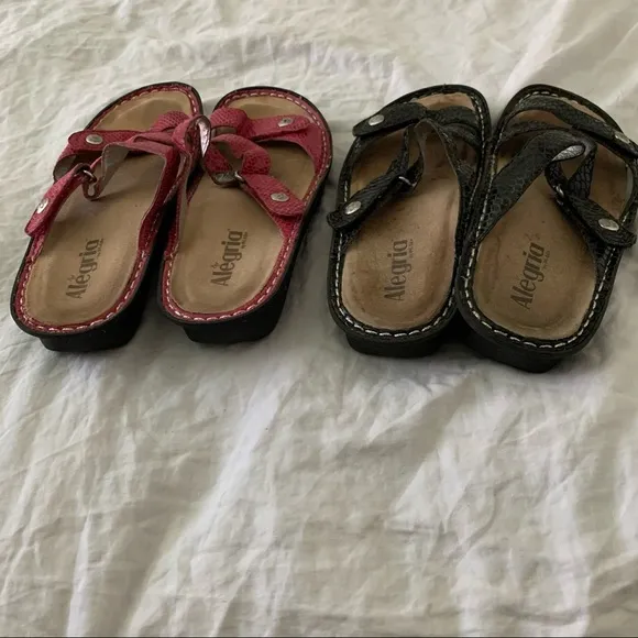 Alegria platform sandal lot bundle nurse size 7