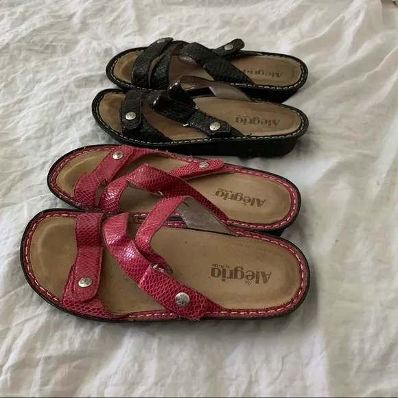 Alegria platform sandal lot bundle nurse size 7