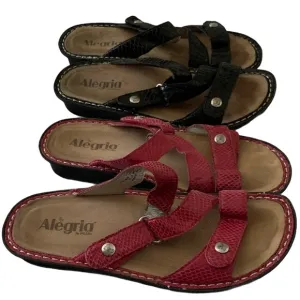 Alegria platform sandal lot bundle nurse size 7