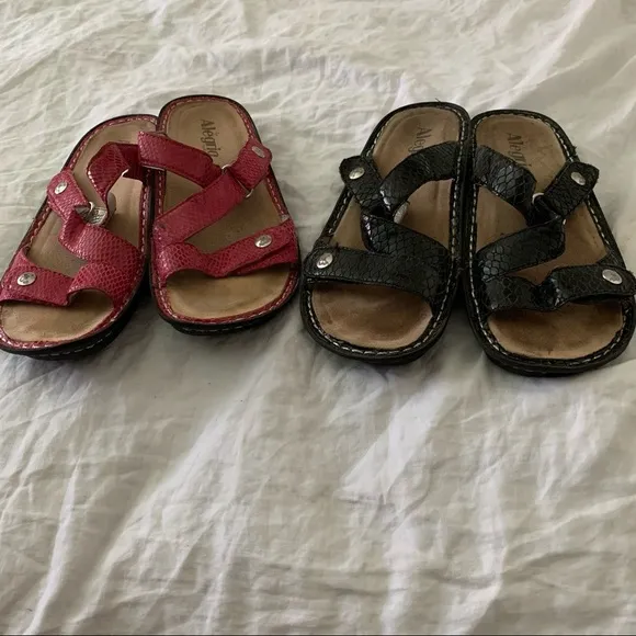 Alegria platform sandal lot bundle nurse size 7