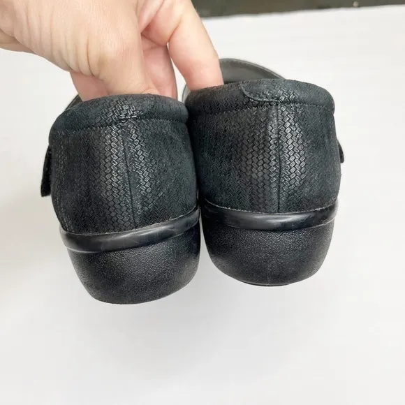 Alegria Qin Bob and Weave TRAQ Black Shoes Sz 39