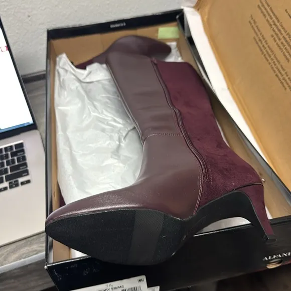 Alfani Women Hakuup Boots, Dark Berry