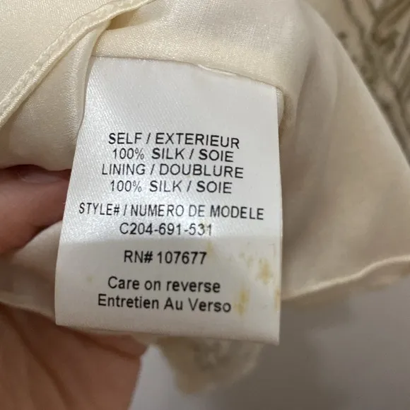 Alice   Olivia Beaded Silk Dress