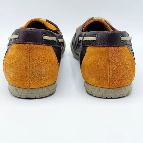 Alive custom 240g0 Classic Boat Sneakers by Ann Tiernan - size EU 38 women