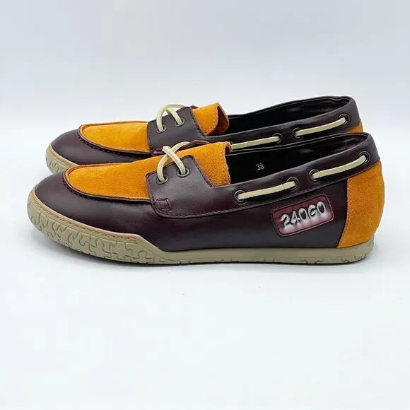 Alive custom 240g0 Classic Boat Sneakers by Ann Tiernan - size EU 38 women