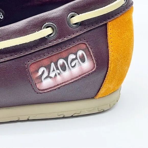 Alive custom 240g0 Classic Boat Sneakers by Ann Tiernan - size EU 38 women