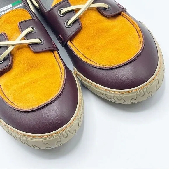 Alive custom 240g0 Classic Boat Sneakers by Ann Tiernan - size EU 38 women