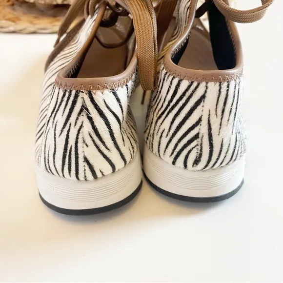 All Black Brown / Zebra Mesh Sneaker Plus 9.5