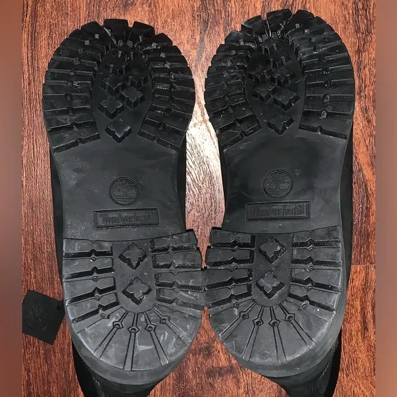 All black Timberland boots size 12 premium