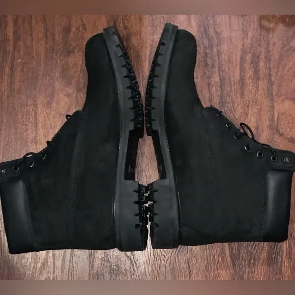 All black Timberland boots size 12 premium