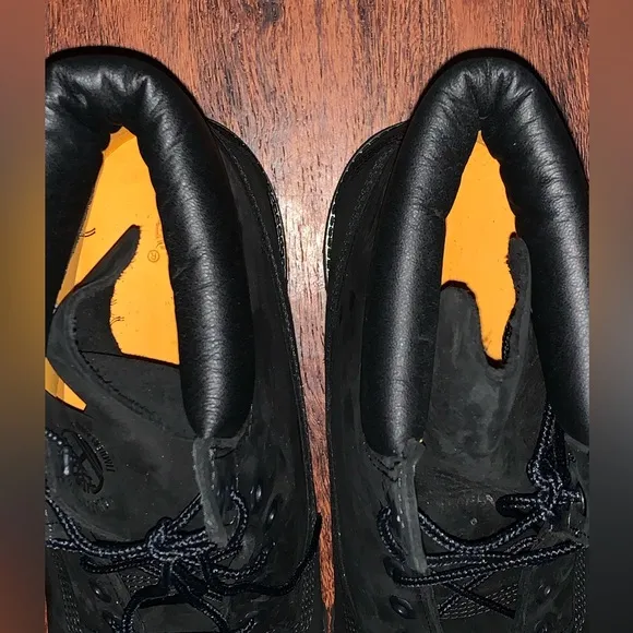 All black Timberland boots size 12 premium