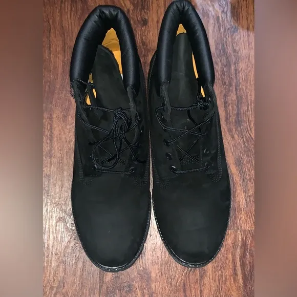 All black Timberland boots size 12 premium