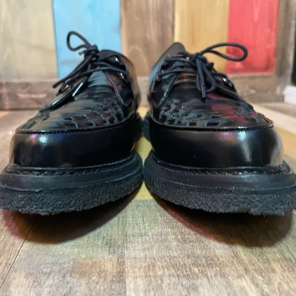All Saints Dalton Pollido Lace Up Dress Shoes In Black Sz 10 EUC