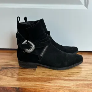 All Saints Suede Western Boots