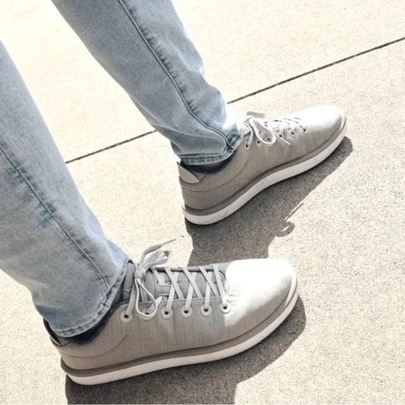 Allbirds - Men’s Wool Piper Woven Sneakers lace up shoes Pewter grey size‎ 13