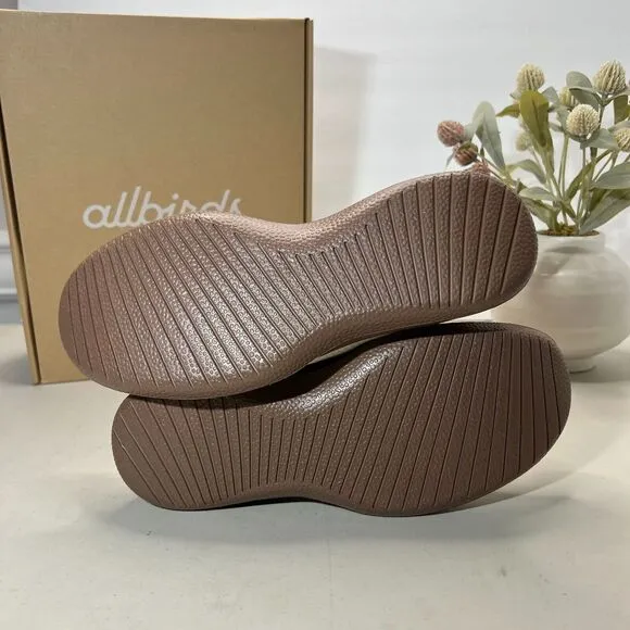 Allbirds Tree Runners Lace Up Stony Cream (Hazy Cocoa Sole) Shoes Men's US 8 NWB