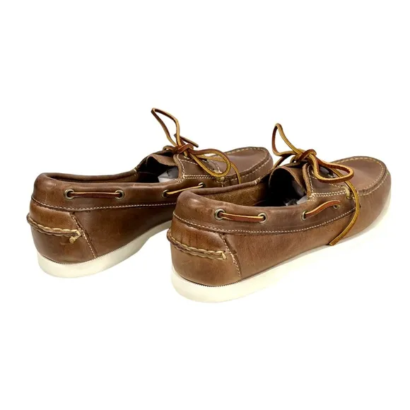 Allen Edmond‎ | Men’s 9D | Maritime Brown Leather Slip-On Classic Boat Shoe