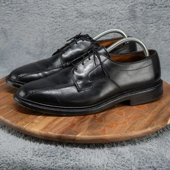 ALLEN EDMONDS HILLCREST BLACK MADE IN U.S.A. BICYCLE TOE SHOES SIZE 9.5 D