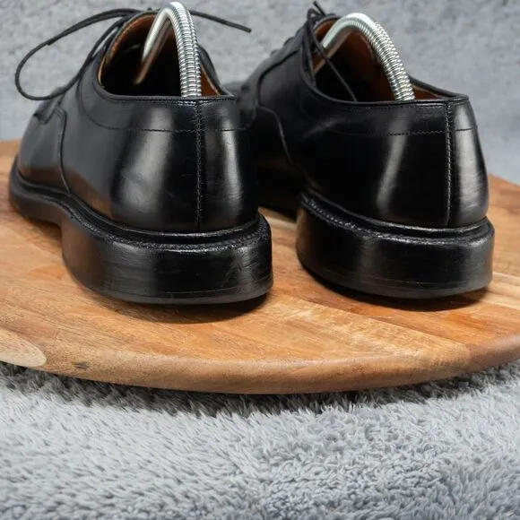 ALLEN EDMONDS HILLCREST BLACK MADE IN U.S.A. BICYCLE TOE SHOES SIZE 9.5 D