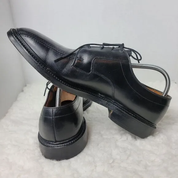 Allen Edmonds Hillcrest Shoes Men's Size 10 Black Leather Bicycle Toe Oxford