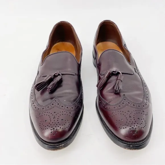 Allen Edmonds Manchester Wingtip Tassel Loafer Brogue Slip On Shoes