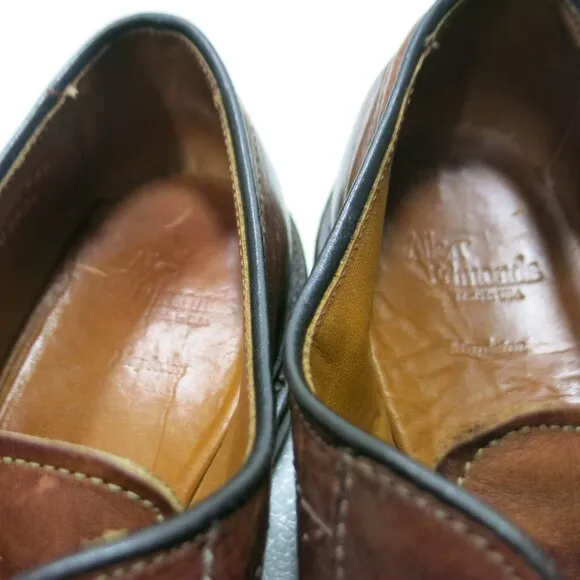 Allen Edmonds Mapleton Oil Tanned Leather Dress Oxfords Shoes Mens sz 11.5 D
