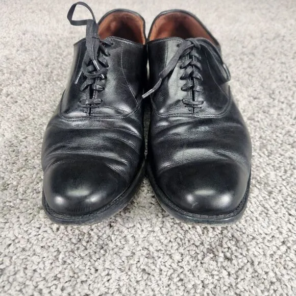 Allen Edmonds Shoes Mens Size 12 Carlyle 8830 Plain Toe Oxford Black‎ Leather
